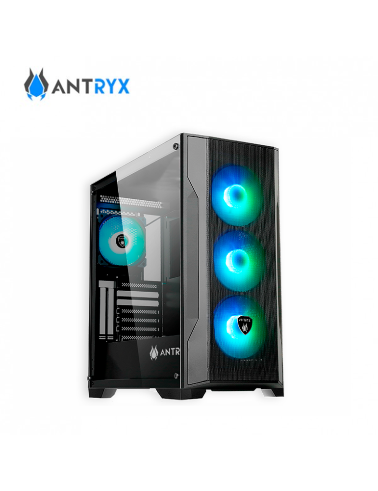 CASE ANTRYX FX 710 ( AC-FX710K ) USB-C ARGB BLACK
