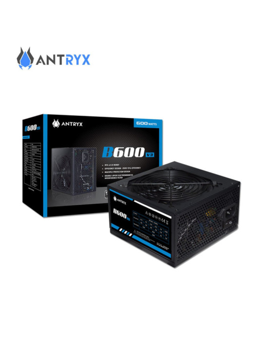 Fuente 600w Antryx (AP-B600RV3S-RB) Atx V3