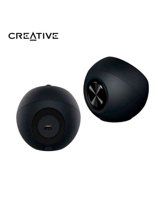PARLANTE CREATIVE PEBBLE V3 ( 51MF1700AA000 ) 2.0 USB-C BLACK