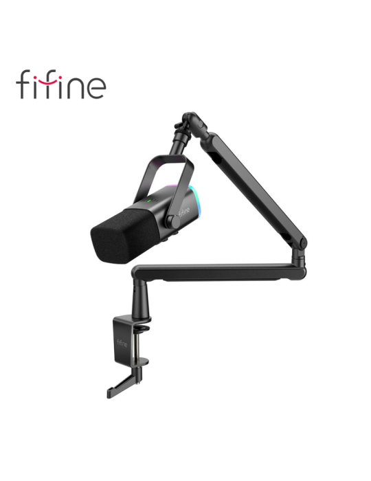 MICROFONO KIT GAMING FIFINE ( TAM8 ) BLACK