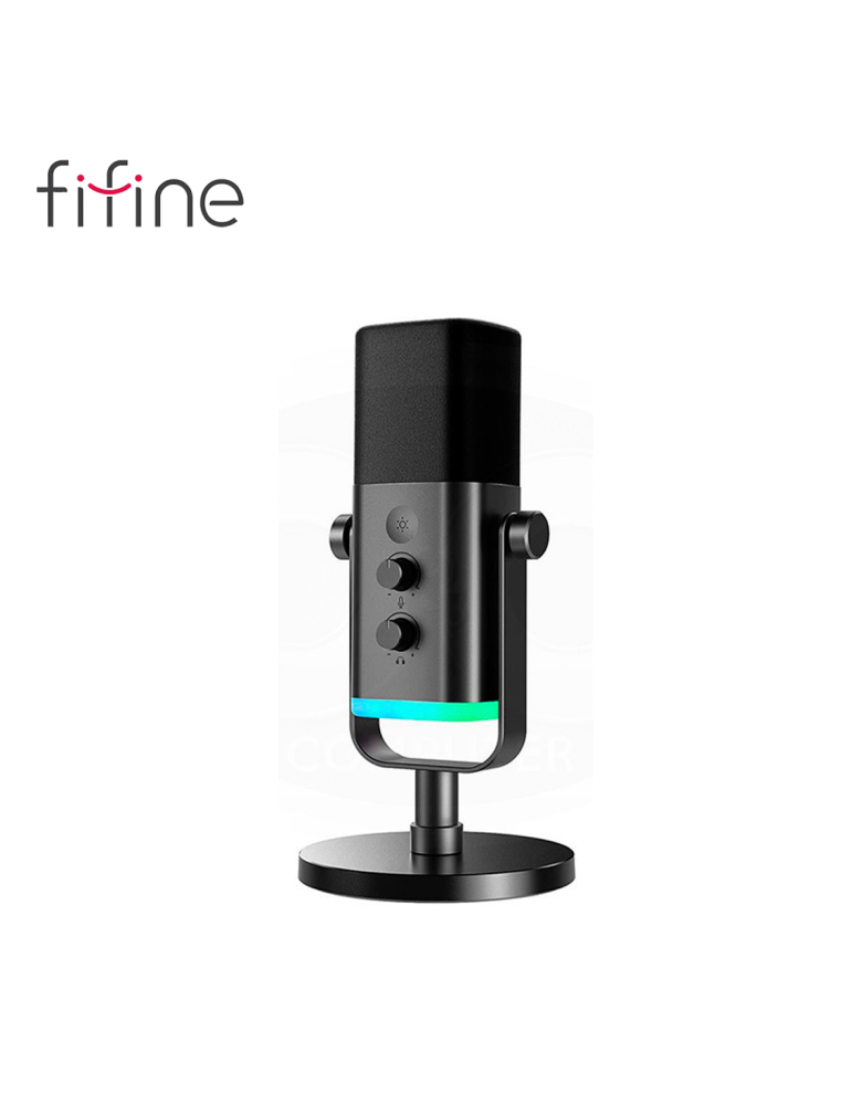 MICROFONO KIT GAMING FIFINE ( TAM8 ) BLACK