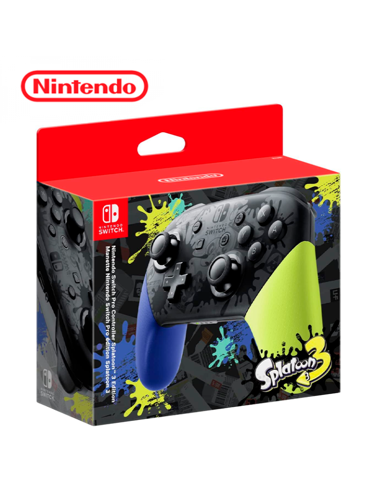 MANDO NINTENDO SWITCH PRO CONTROLLER EDICION SPLATOON 3
