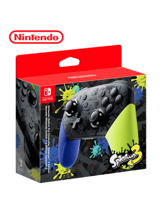MANDO NINTENDO SWITCH PRO CONTROLLER EDICION SPLATOON 3