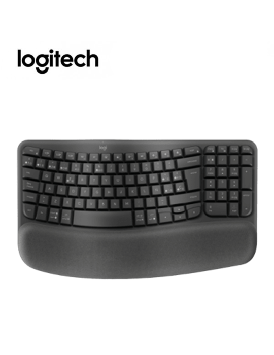 TECLADO WIRELESS LOGITECH ERGO WAVE KEYS ( 920-012278 ) GRAPHITE