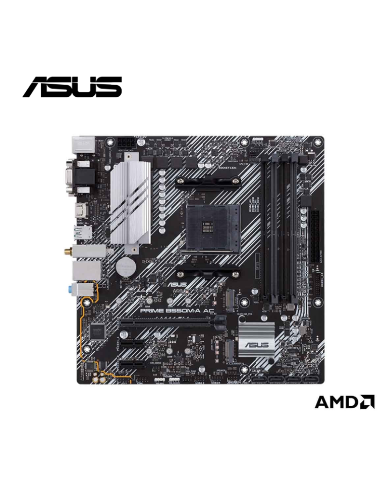 PLACA AMD ASUS PRIME B550M-A AC WI-FI ( 90MB15K0-M0EAY0 ) DDR4 AM4