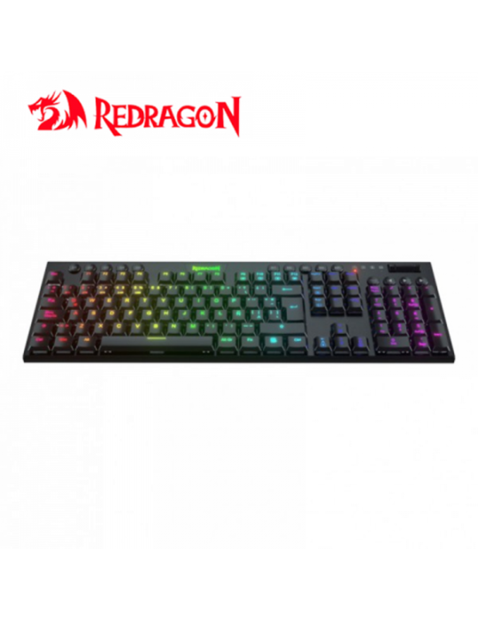 TECLADO GAMING REDRAGON HORUS FS BLACK SWITCH K619-RGB-SP