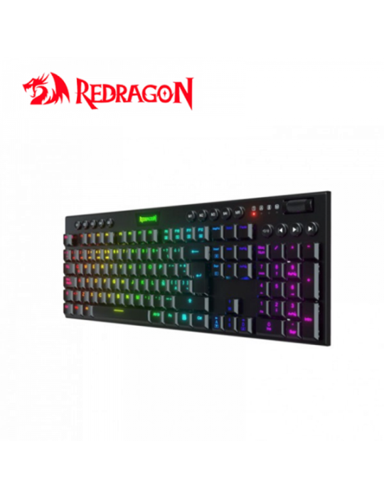 TECLADO GAMING REDRAGON HORUS FS BLACK SWITCH K619-RGB-SP