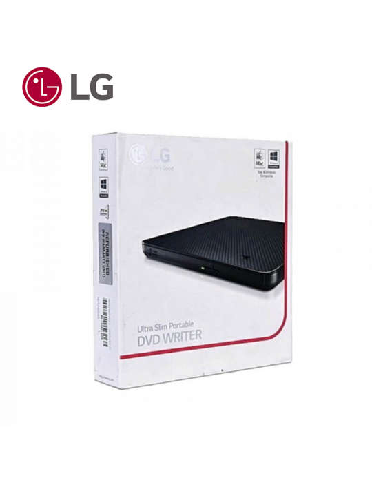 GRABADOR DVD EXTERNO LG GP65NB60 SLIM BLACK