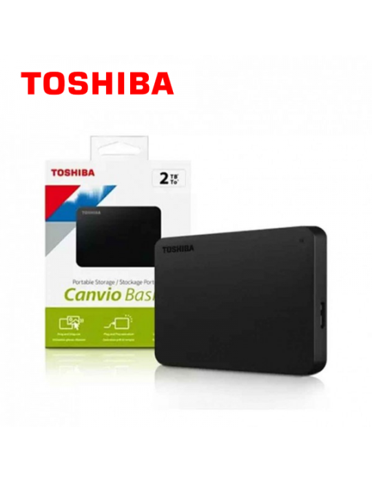 DISCO EXT. 2.5" TOSHIBA 2TB CANVIO BASICS ( HDTB520XK3AA ) USB 3.0 BLACK