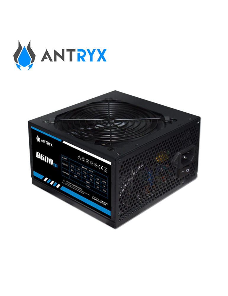 FUENTE 600W ANTRYX ( AP-B600RV3S-RB ) ATX V3