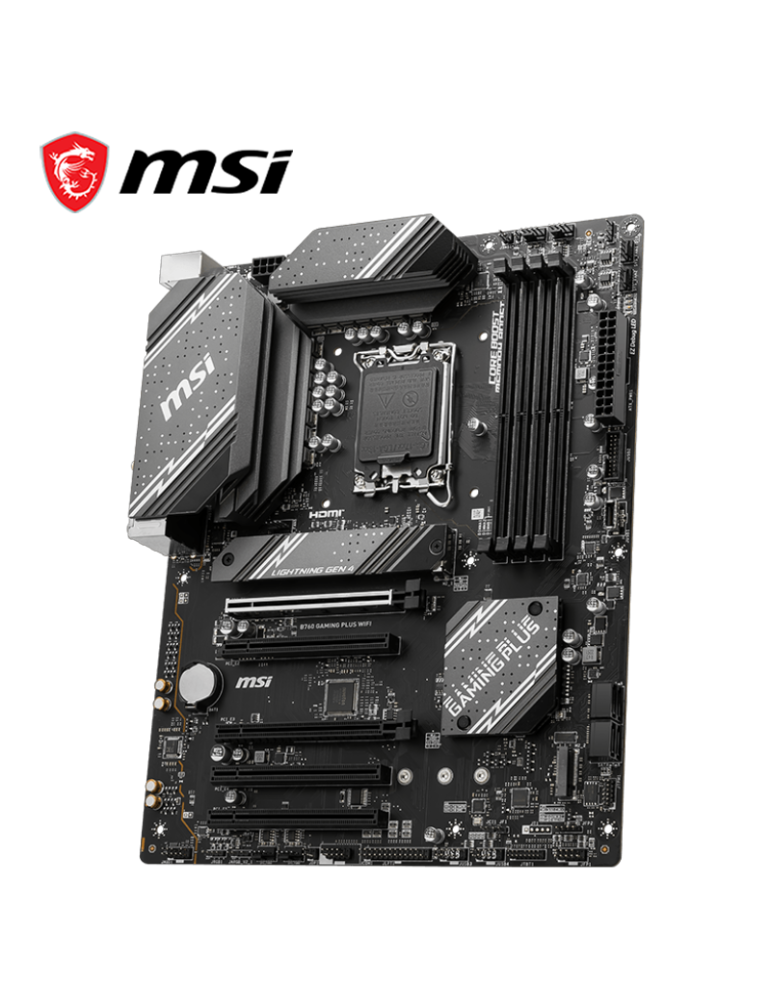 PLACA INTEL MSI B760 GAMING PLUS WIFI DDR5 LGA 1700 (911-7D98-019)