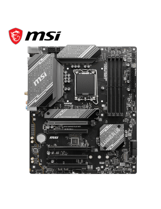 PLACA INTEL MSI B760 GAMING PLUS WIFI DDR5 LGA 1700 (911-7D98-019)