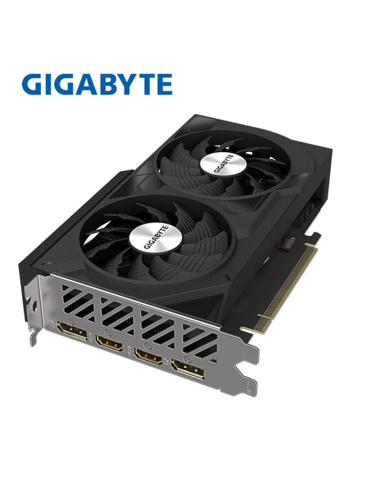 Tarjeta De Video Nvidia Gigabyte RTX 4060 Windforce OC 8GB GDDR6 128 BITS (GV-N4060WF2OC-8GD)