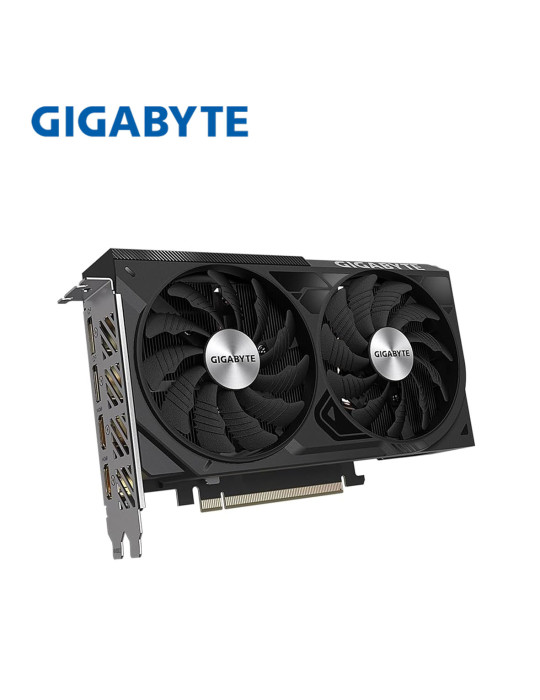 Tarjeta De Video Nvidia Gigabyte RTX 4060 Windforce OC 8GB GDDR6 128 BITS (GV-N4060WF2OC-8GD)