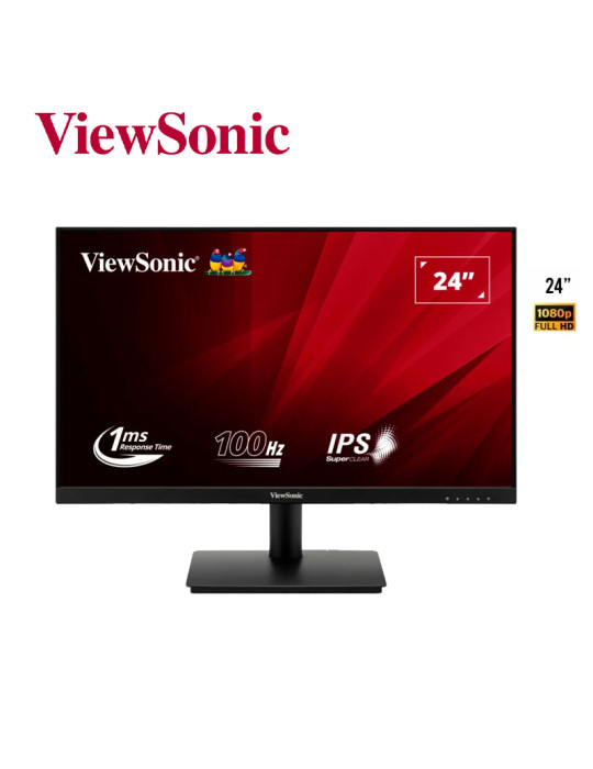 MONITOR 24" VIEWSONIC VA240-H FHD 100HZ 1MS VGA HDMI (VA240-H)
