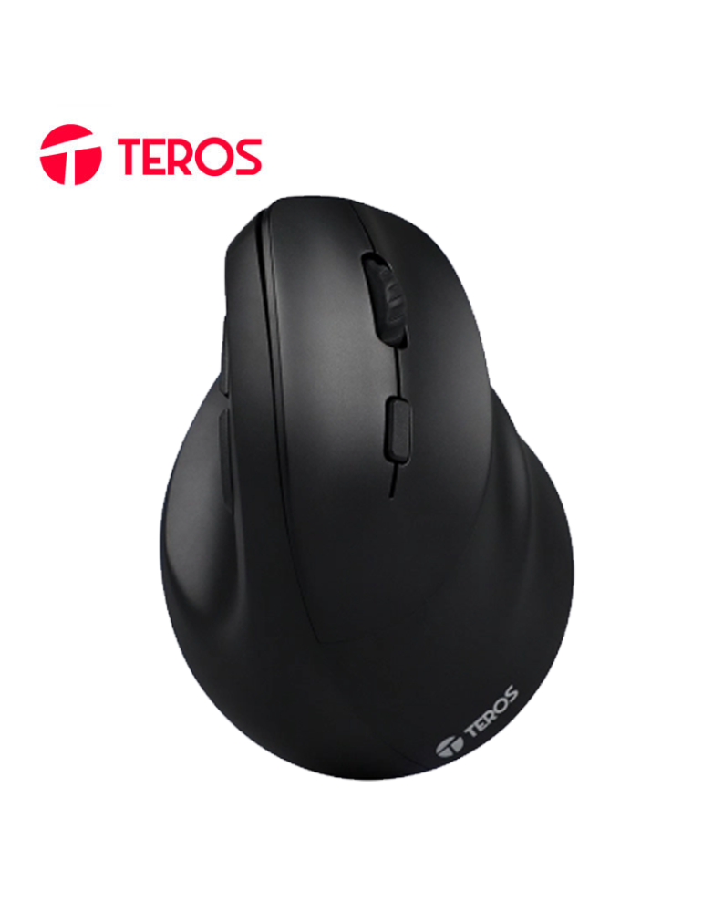 MOUSE WIRELESS TEROS VERTICAL TE-5169N 2400 DPI BLACK