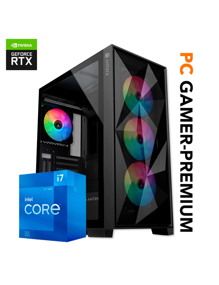 PC GAMER PREMIUM INTEL CORE I7 12700F 32GB SSD 1TB RTX 3060 12GB