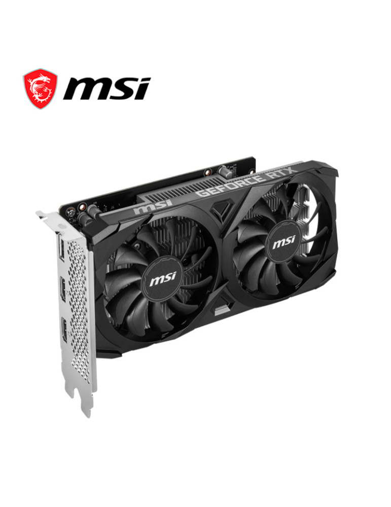 Tarjeta De Video Nvidia Msi RTX 3050 Ventus 2X OC 6GB GDDR6 96 BITS ( RTX 3050 VENTUS 2X 6G OC )