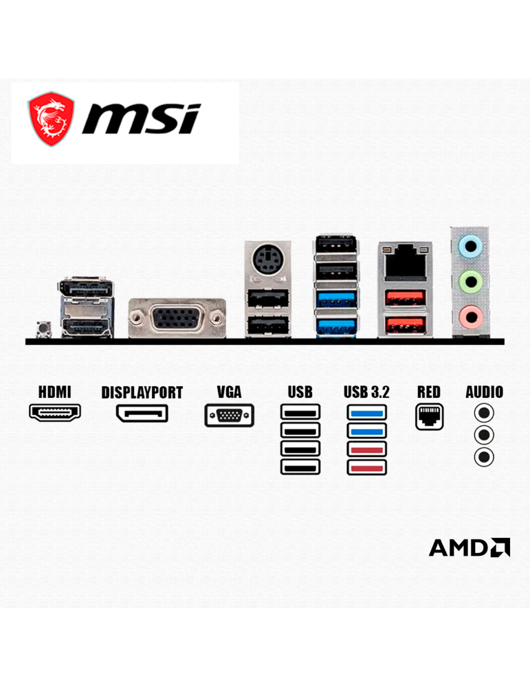 Placa AMD Msi Pro B650M-P AM5 (PRO B650M-P)