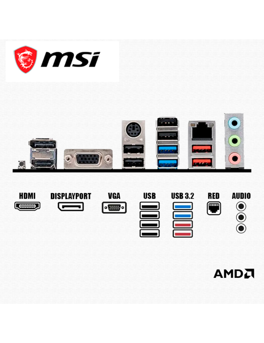 Placa AMD Msi Pro B650M-P AM5 (PRO B650M-P)