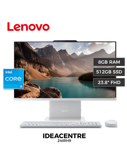 All In One Lenovo Ideacentre 24IRH9 Core I5-13420H 8GB 512GB SSD 23.8" FreeDos (F0HN00MTLD)