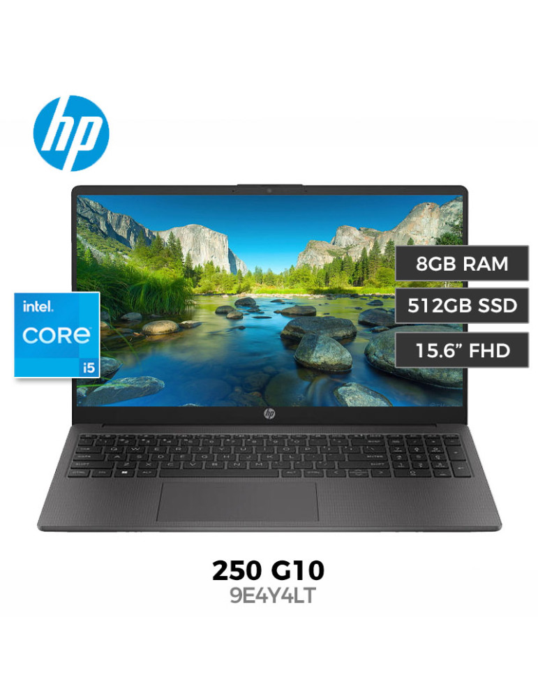Laptop Hp 250 G10 Core I5-1334U 8GB 512GB SSD15.6" Freedos (9E4Y4LT)