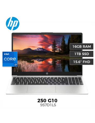 Laptop Hp 250 G10 Core I7-1355u 16gb 1tb Ssd 15.6" FreeDOS (9S7D1LS)