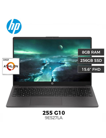 Laptop HP 255 G10 AMD Athlon 7120U 8GB 256GB SSD 15.6" FreeDOS (9E527LA)