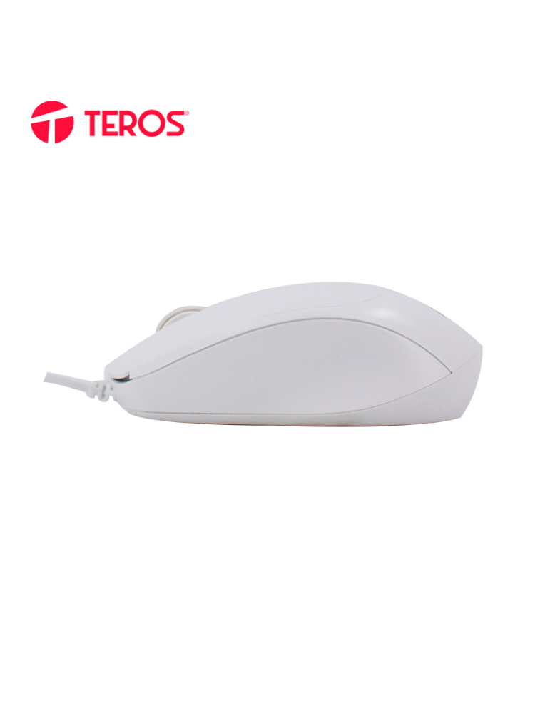 Mouse Teros TE-1225S USB 1600DPI White