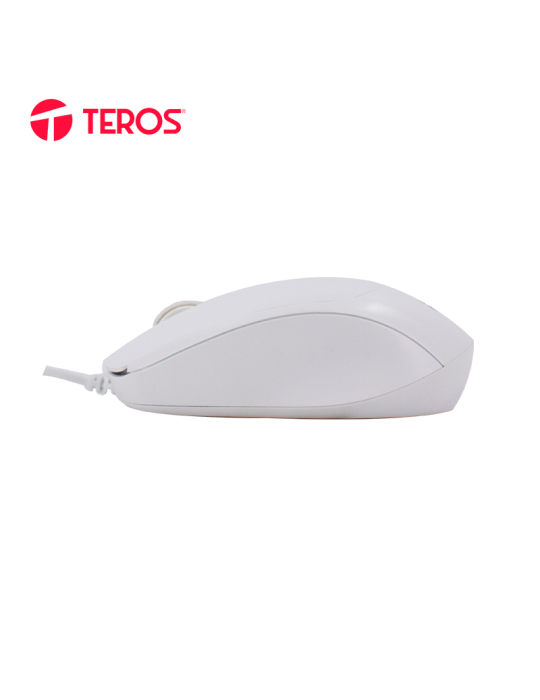Mouse Teros TE-1225S USB 1600DPI White