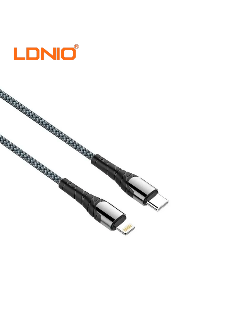 CABLE CARGA RAPIDA LDNIO USB-C A LIGHTNING 30W 1M (LC111)