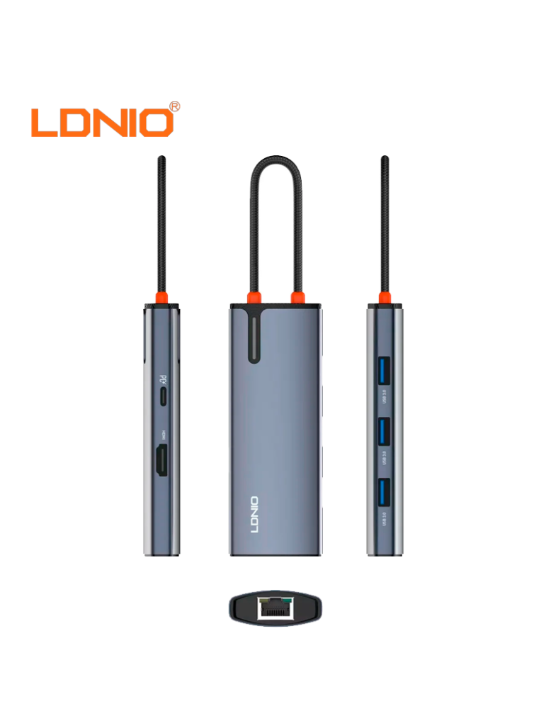 Hub 6 En 1 Ldnio DS-16H