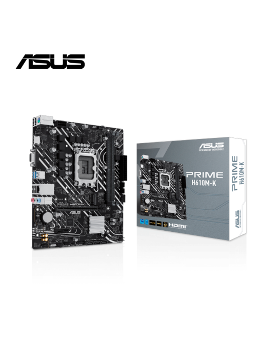 Placa Intel Asus Prime H610M-K  DDR5 Lga 1700 (90MB1GA0-M0EAY0)