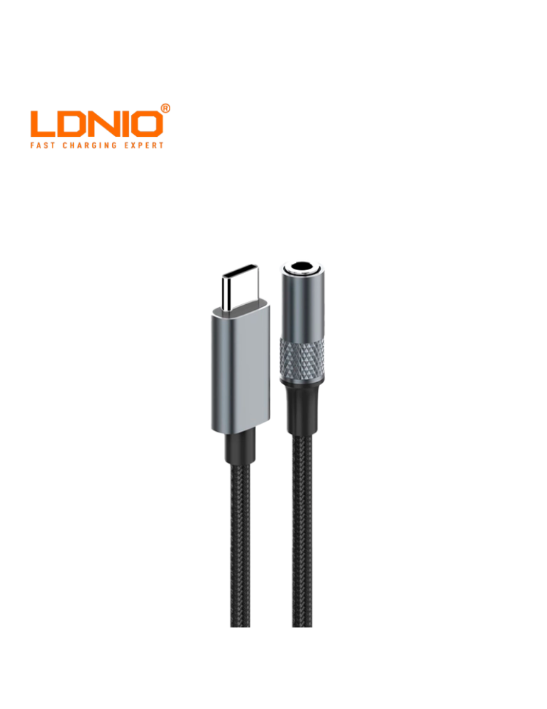 Adaptador De Audio Ldnio USB C A 3.5MM (LS-Y80C)