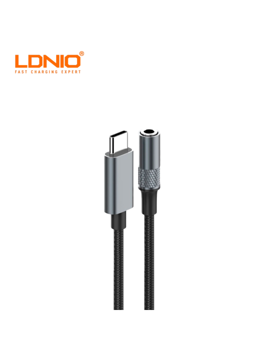 Adaptador De Audio Ldnio USB C A 3.5MM (LS-Y80C)