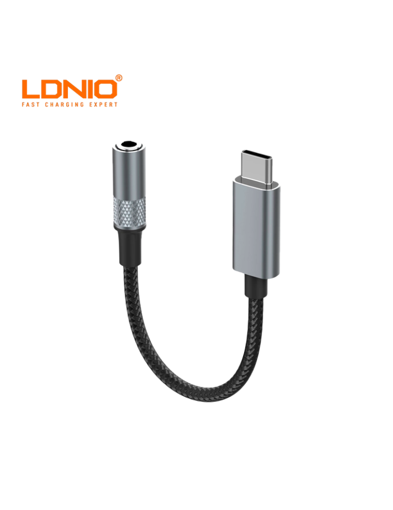 Adaptador De Audio Ldnio USB C A 3.5MM (LS-Y80C)