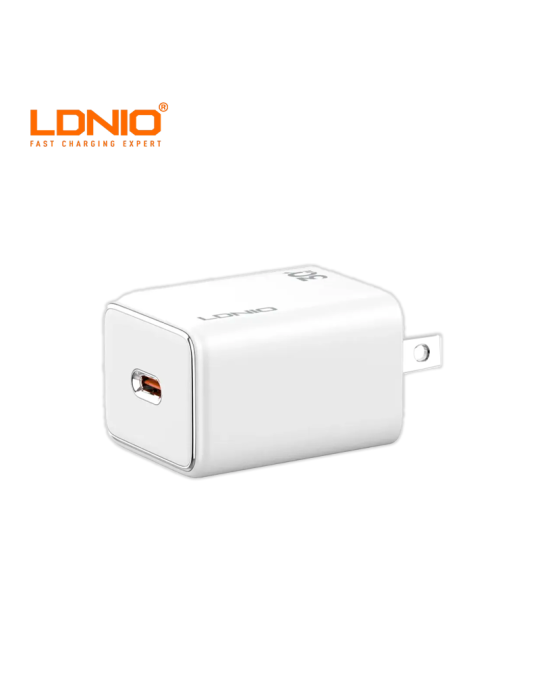 CUBO CARGADOR LDNIO CARGA RAPIDA A1508 USB-C 30W BLACK (A1508)