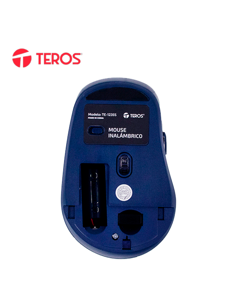 Mouse Teros Wireless TE-1235S 1600DPI Blue