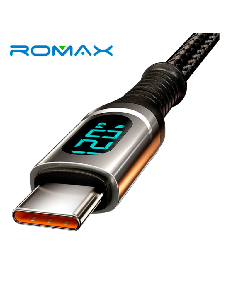 Cable Romax USB-C A USB C Max 1MT Carga Rapida TCD0680