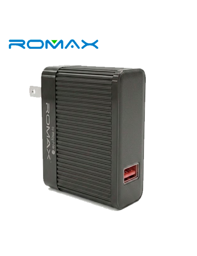 Cargador Romax USB-A A USB-C 6.2A 100W Carga Rapida (TCC0605)