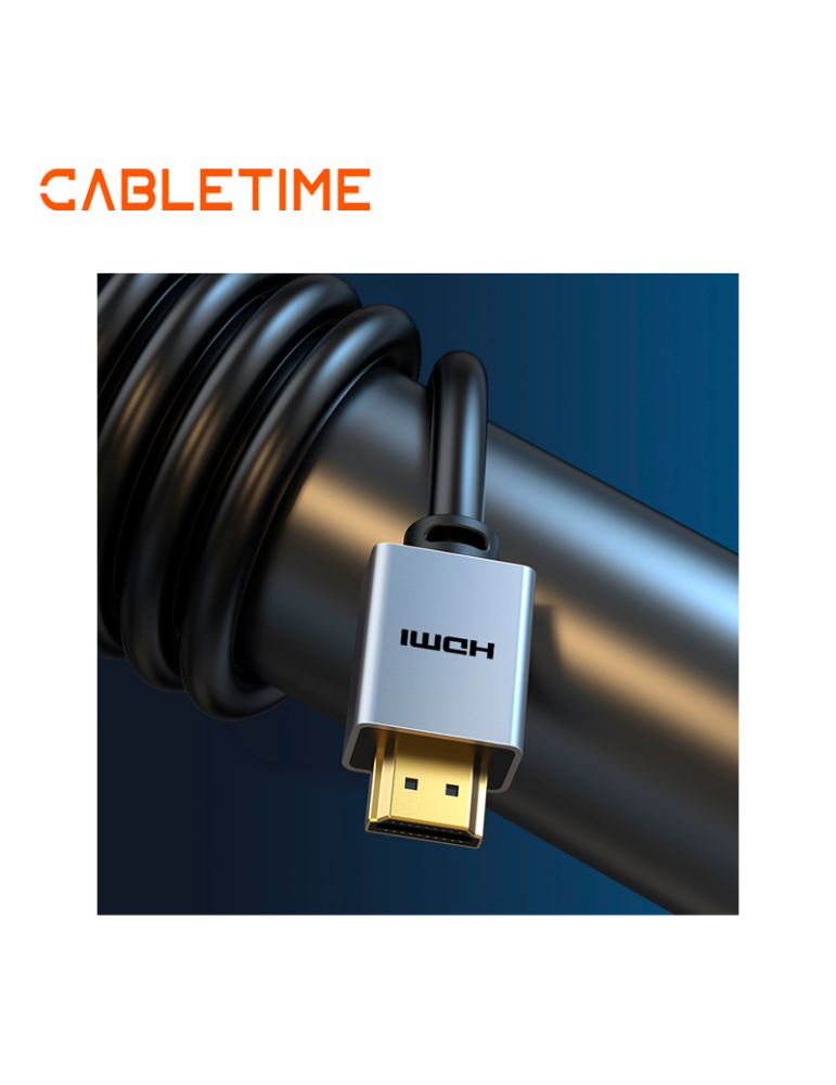Cable Cabletime CH22L HDMI A HDMI 2mt 4k
