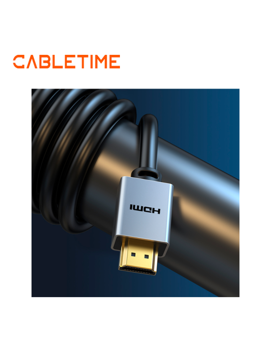 Cable Cabletime CH22L HDMI A HDMI 2mt 4k
