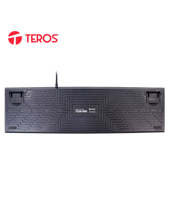 Teclado Gamer Teros TE-4074G USB RGB Black (TE-4074G)