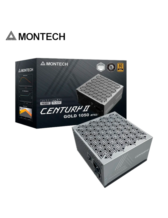 Fuente 1050W Montech Century II 80 Plus Gold