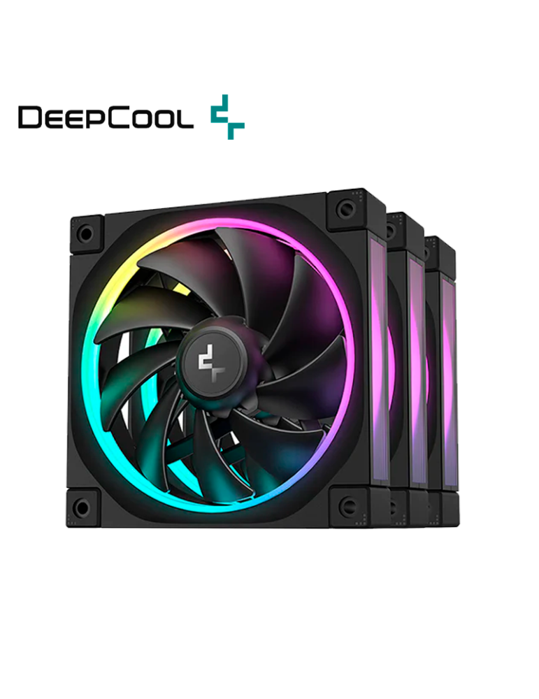 KIT COOLER CASE DEEPCOOL FL12 SE 3 EN 1 120MM ARGB (R-FL12SE-BKAPN3-G)