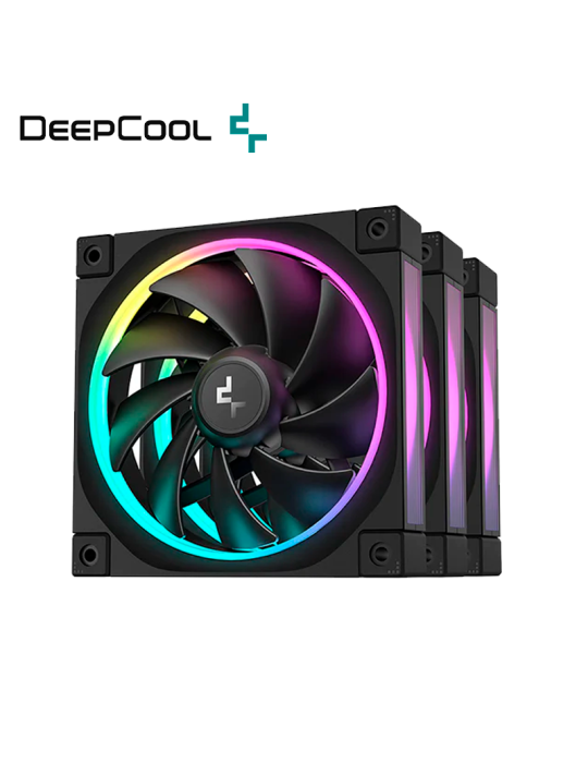 KIT COOLER CASE DEEPCOOL FL12 SE 3 EN 1 120MM ARGB (R-FL12SE-BKAPN3-G)