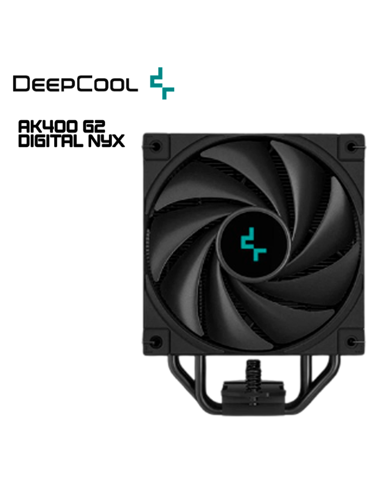 COOLER CPU DEEPCOOL AK400 G2 DIGITAL NYX BLACK (R-AK400G2-BKNNMN-GJD-1)