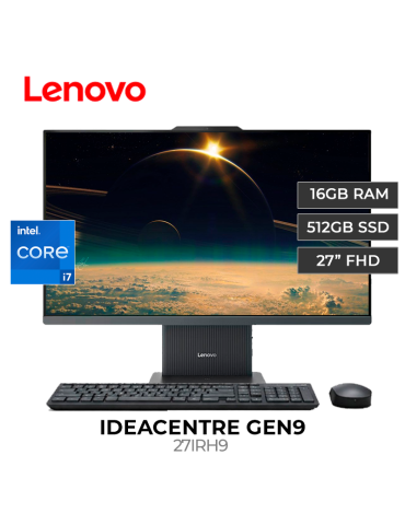 ALL IN ONE LENOVO IDEACENTRE GEN 9 27IRH9 CORE I7-13620H 16GB 512GB SSD 27" FREE DOS (F0HM00F8LD)