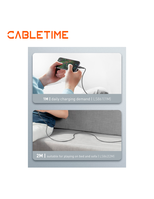 Cable Carga Rapida Ldnio USB A A Lightning 30W 1M LS861