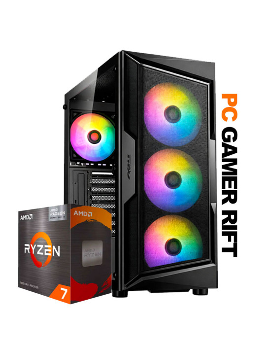 PC GAMER RYZEN 7 5700G  RX VEGA  DDR4 16GB  SSD 512